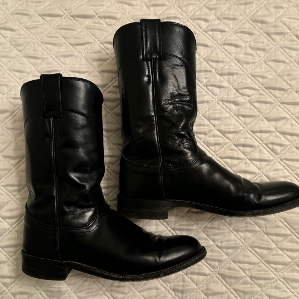 Black womens justin ropers "Cora"